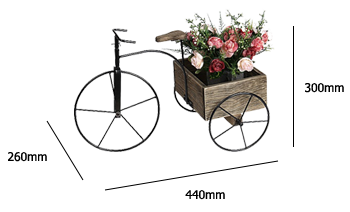 tricycle garden plant pot