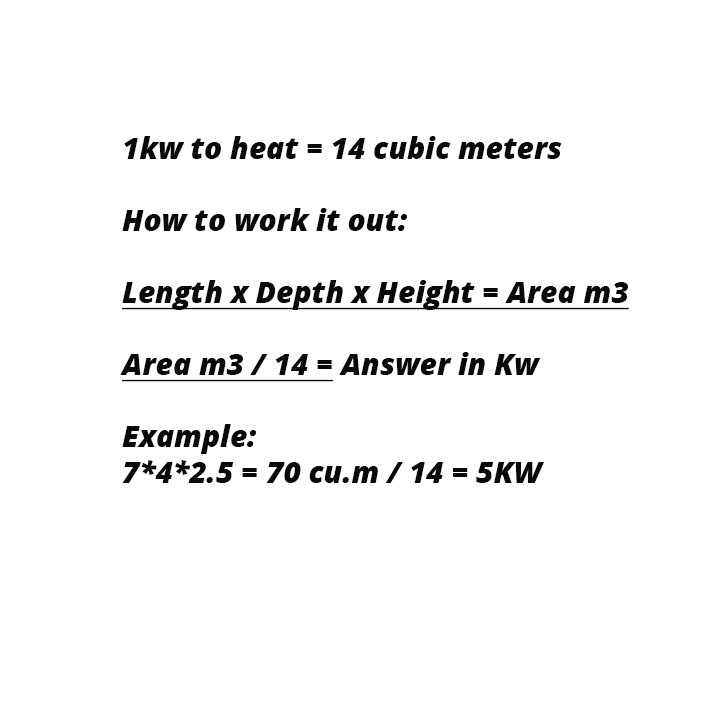  Heat output estimation