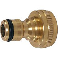 1/2" - 3/4" BSP Brass Threaded Tap Adaptor