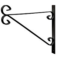 300mm Black Hanging Bracket Bracket