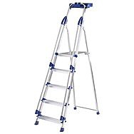 Abru 6 Tread Professional Step Ladder With Grab Rails