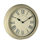 Acctim Towcester Station Wall Clock - Cream