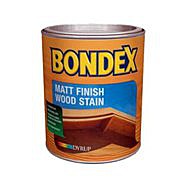Bondex Matt Finish Wood Stain 0.75L - Ebony