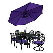 Donard MCA089BP Summer Sunrise 8 Pce Garden Set in Sand Black