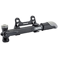 Draper 77017 Twin Connector Soft Grip Bicycle Hand Pump