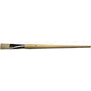 No.4 Black & White Flat Fitch Brush