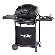 Outback Omega 200 Garden Barbecue Gas BBQ 370005 with Free Regulator & Cover