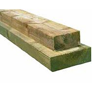 Rough Treated Timber 4" x 2"
