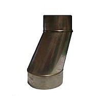 Schiedel 5" x 8" Stainless Steel Offset Flue Adaptor