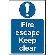 Mandatory Fire Safety Signs