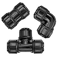 Mains Water Pipe Alkathene Fittings