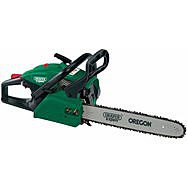 Draper 45579 Petrol Chainsaw 400mm 37cc With Oregon Chain And Bar