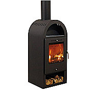 Aduro Asgard 4 Wood Burning Stove 6 Kilowatt Arched Style Stove