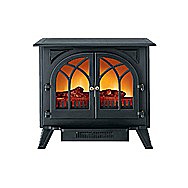 Kingavon Electric Stove 2 Kilowatt CH601 2 Door Imitation Stove