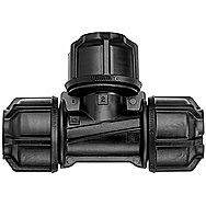 Philmac Alkathene Equal Tee Connector 25mm or 3/4 Inch - 9333