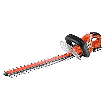 Black & Decker GTC1850L Cordless Hedge Trimmer 18 Volt Hedge Cutter Includes 2 Batteries