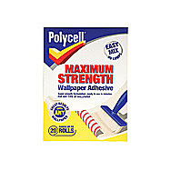 Polycell Wallpaper Paste Adhesive 20 Roll Box