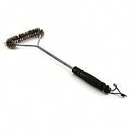 Outback BBQ 18 Inch Twist Wire Barbecue Brush With Plastic Handle