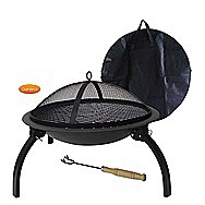 Lucio Portable Fire Bowl Patio Fire And Barbecue 