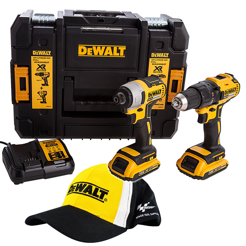 DeWalt 18v Brushless Twinpack and Cap