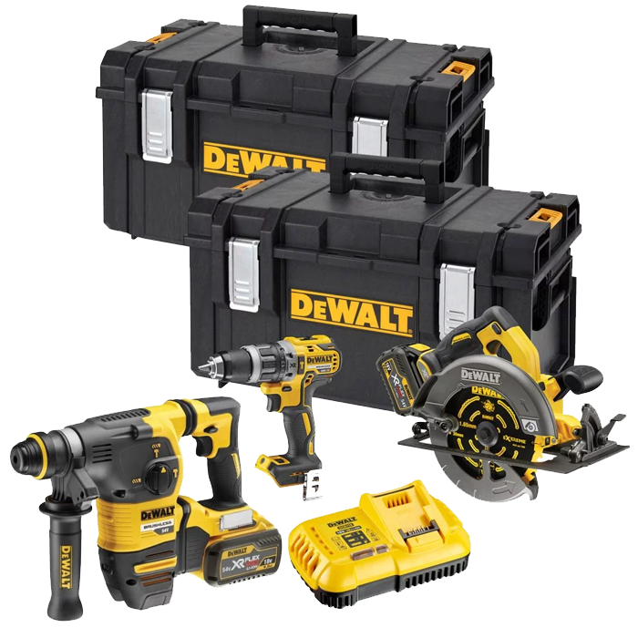 DeWalt DCK357T2 Triple Pack DCD796 + DCH333 + DCS575