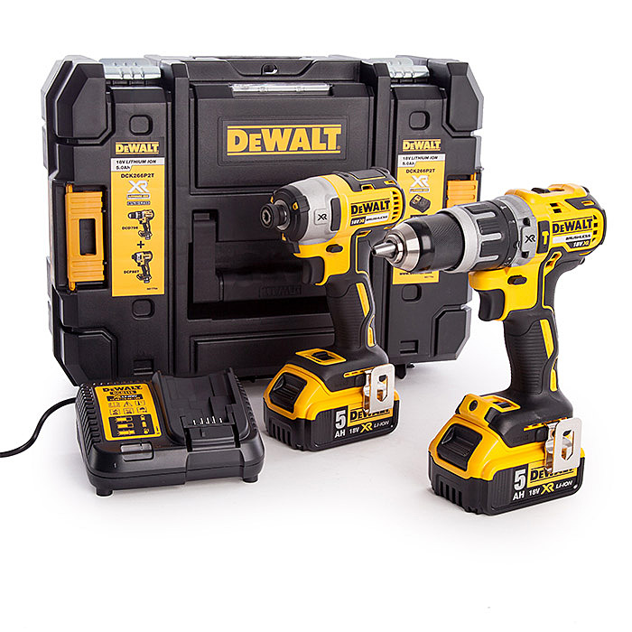 DeWalt DCK266P2T 18v Brushless Twin Pack