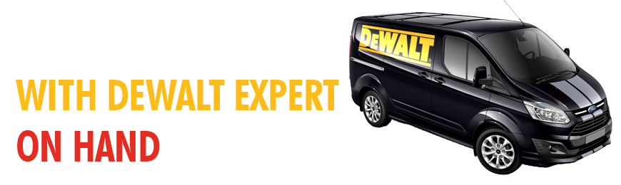 Visit Us In Store To See The DeWalt Demo Van