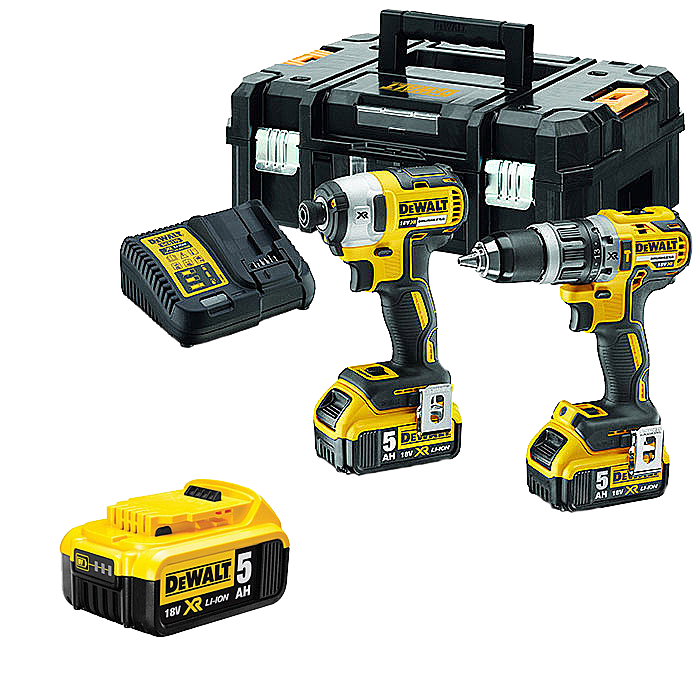 DEWALT DCK266P2T With Extra Battery