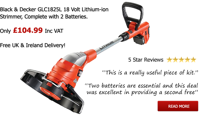 black & decker cordless strimmer