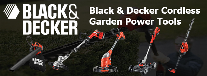 Black Decker Cordless Garden Power Tool Range Ray Grahams Diy
