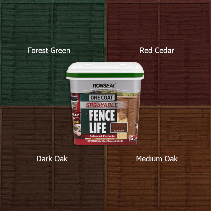 What Is The Fastest Way To Paint A Fence Ray Grahams Diy - Ronseal Fence Paint Colours Available